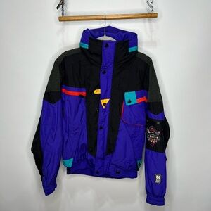 Vintage Helly Hansen Equipe Ski Snowboard Waterproof Jacket Parka